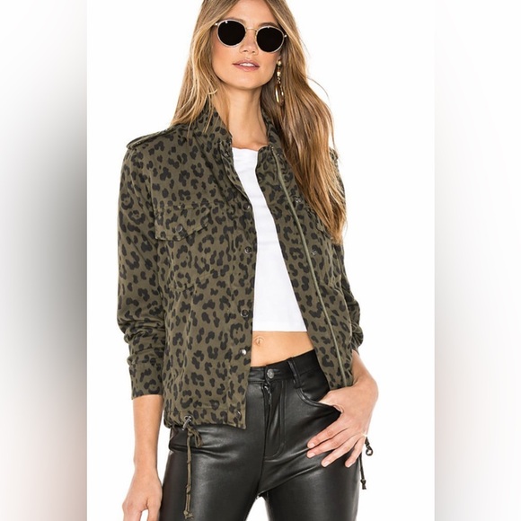 Rails Jackets & Blazers - Rails Collins Leopard Print Linen Blend Jacket Size Small
